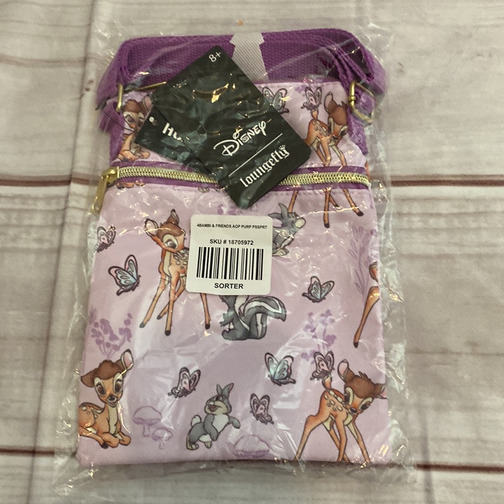 Loungefly Bambi Forest Friends Passport crossbody - Picture 4 of 5